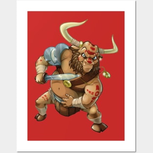 bull gladiator Posters and Art